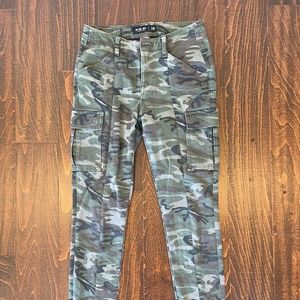 Miss Me ~ Ankle Skinny Vintage Camo Cargo Jeans
